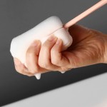 洗碗棒專用替換刷頭組，防刮手柄，耐用清潔墊，適用於標準洗碗棒